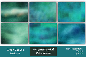 Green Canvas Textures