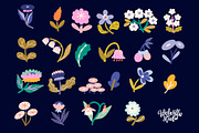 Spring Flowers Set, a Seasonal Illustration by Bloomart Studio (Thumbnail 3 of 7)