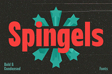 Spingels - Bold Condensed Fun Fonts