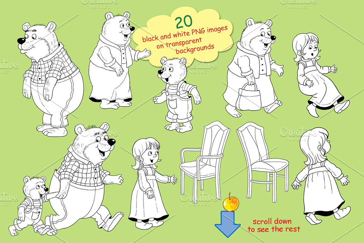 Goldilocks and the three bears, an Animal Illustration by Haso (Photo 8 of 10)
