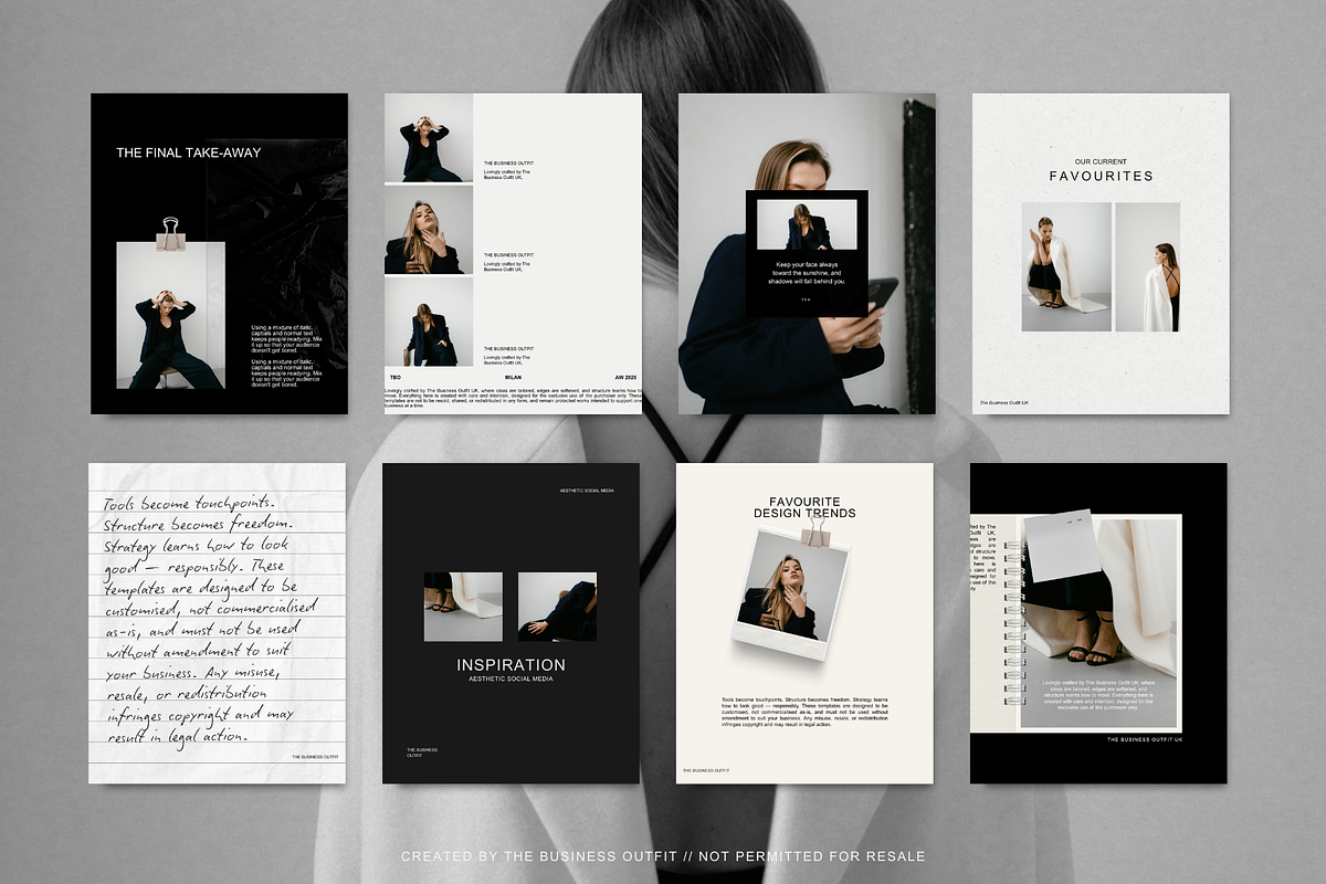 CANVA Milan Instagram Templates, a Social Media Template by thebusinessoutfit (Photo 11 of 18)