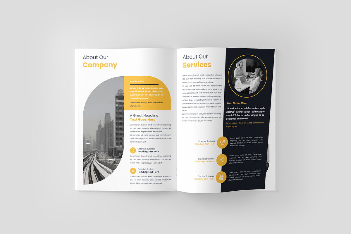 Business Proposal Brochure Template, a Brochure Template by zahidhossainalif (Photo 4 of 8)