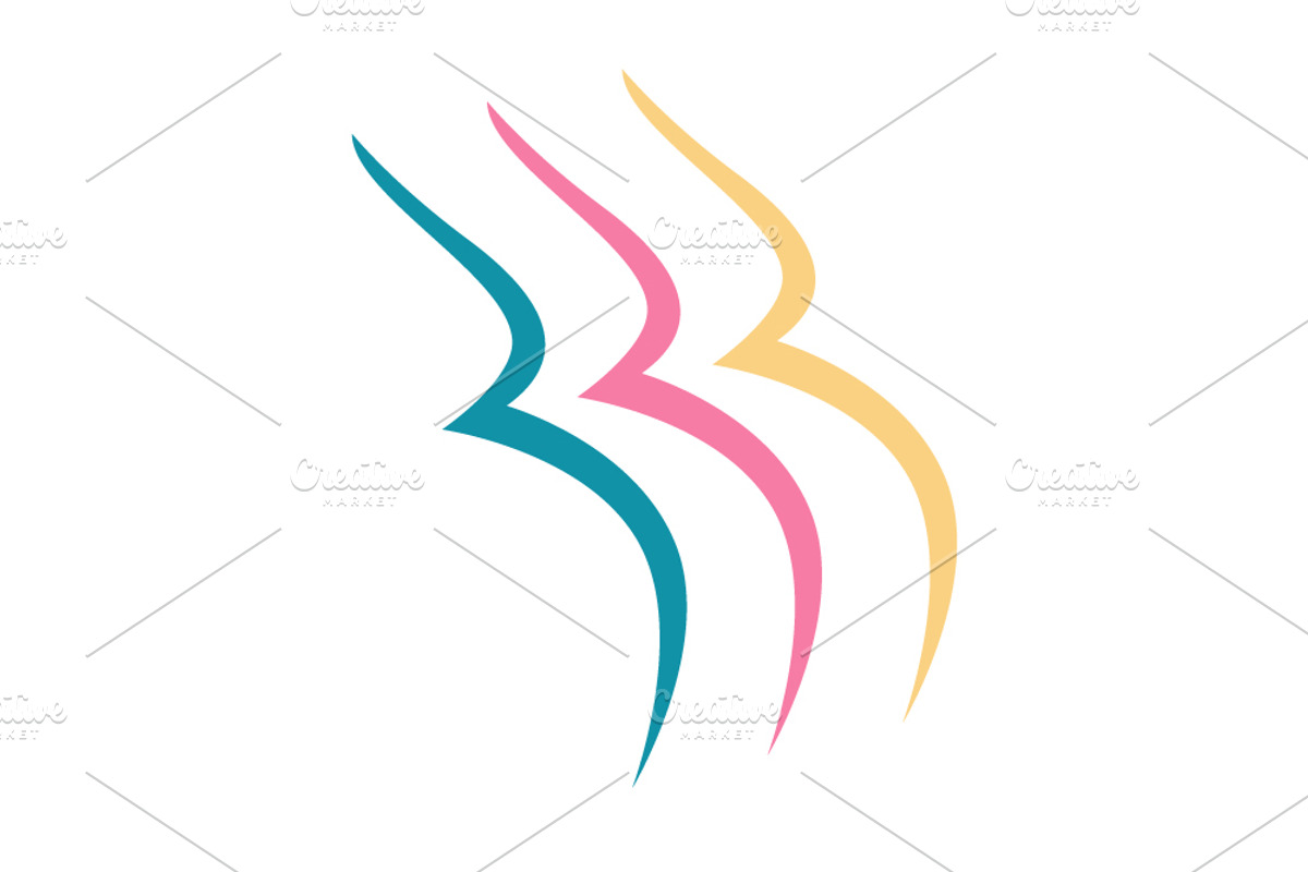 Happy pregnant woman touching logo, a Branding & Logo Template by LOGOCREATIVE