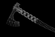 One-handed Viking Battle Axe, an Object 3D Model by GamePoly (Thumbnail 6 of 6)