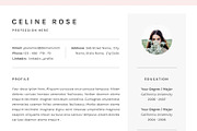 Resume CV Template for MS Word, a Resume Template by GResume (Thumbnail 6 of 7)