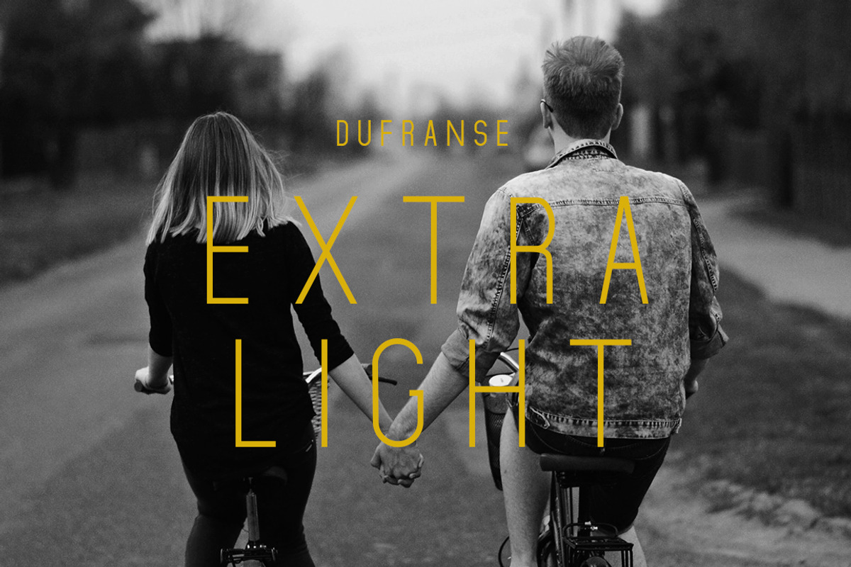 Dufranse | A Youthful Font Family preview 4