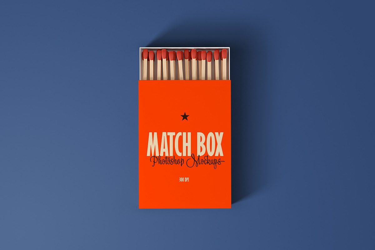 Matches Box Mockups, a Packaging Mockup by artimasa (Photo 3 of 7)
