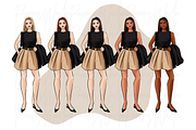 Fashion Girls 52 clipart png, a Person Illustration by Parinaz Wadia Design (Thumbnail 5 of 10)