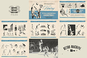 Retro Sports Art Bundle 8 in 1, an Illustration by Retro Machine (Thumbnail 3 of 9)