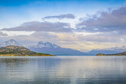 Zarategui cove, ushuaia, argentina, a Photo by DanFLCreativo