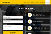 Photo Expert - Adobe Muse Template, a Landing Page Template by Vladimir Chernyshov (Thumbnail 5 of 5)
