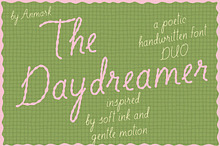 The Daydreamer Romantic Font DUO