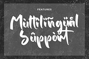 Routhmiles - Brush Font, a Handwritten Font by RockboyStd (Thumbnail 9 of 12)