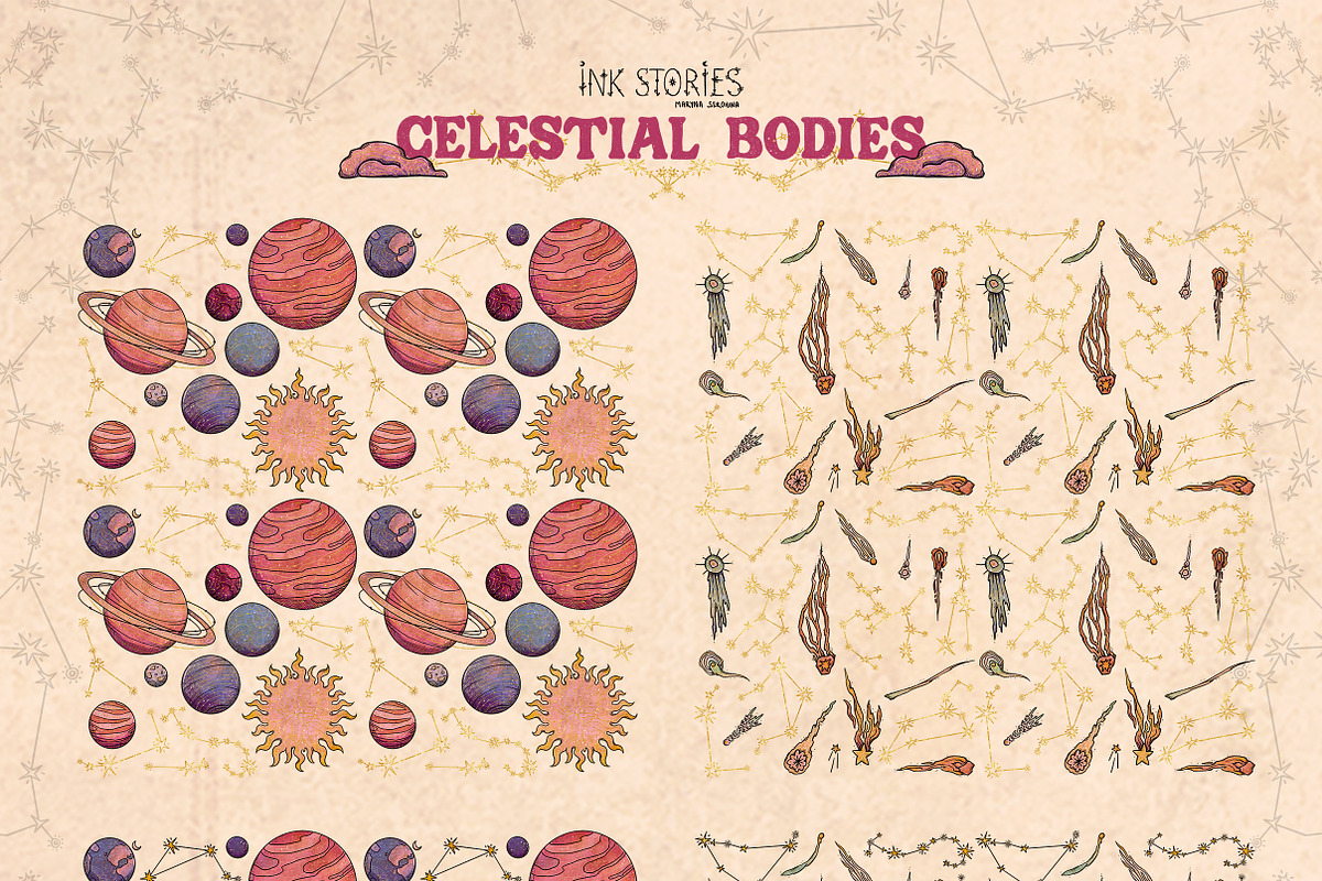 Celestial Bodies, an Object Illustration by Ink Stories (Photo 18 of 23)