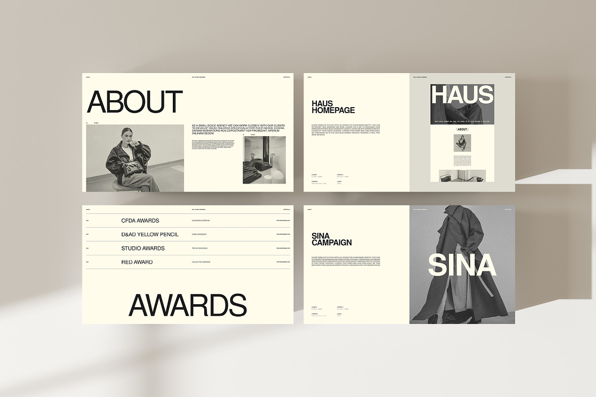 HAUS | Portfolio, a Presentation Template by Studio Standard (Photo 4 of 13)