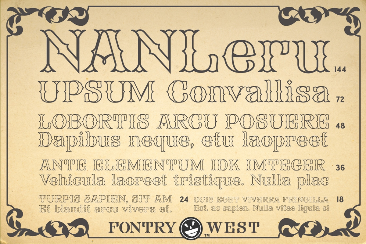 FHA Tuscan Roman, a Serif Font by Fontry West (Photo 13 of 14)