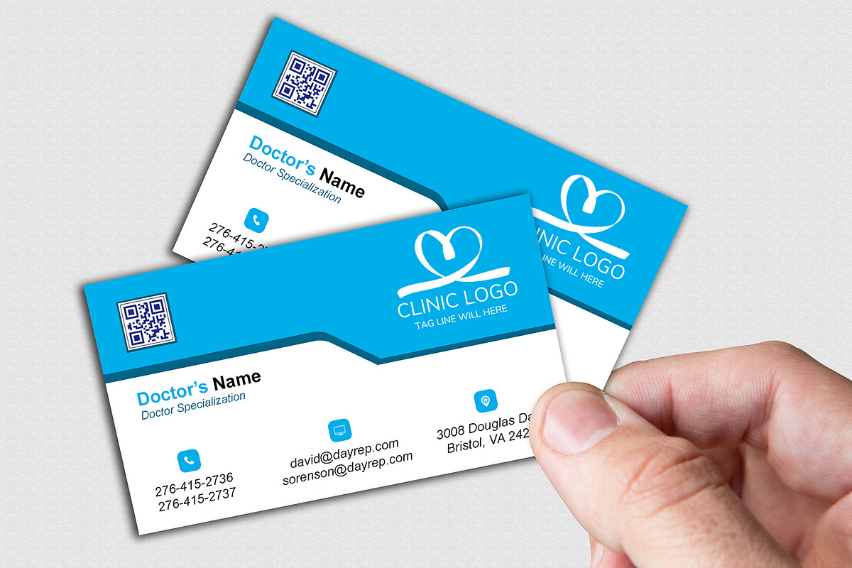 Business Card for Doctors Clinics preview 4