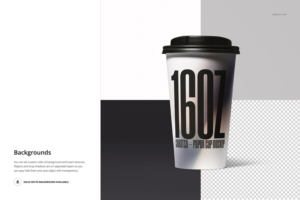 Paper Cups Mockup Set, a Packaging Mockup by Creatsy (Photo 10 of 11)