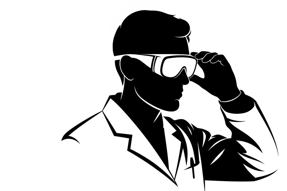 This Scientist Lab Silhouettes, an Illustration by Amazin_art (Photo 12 of 31)