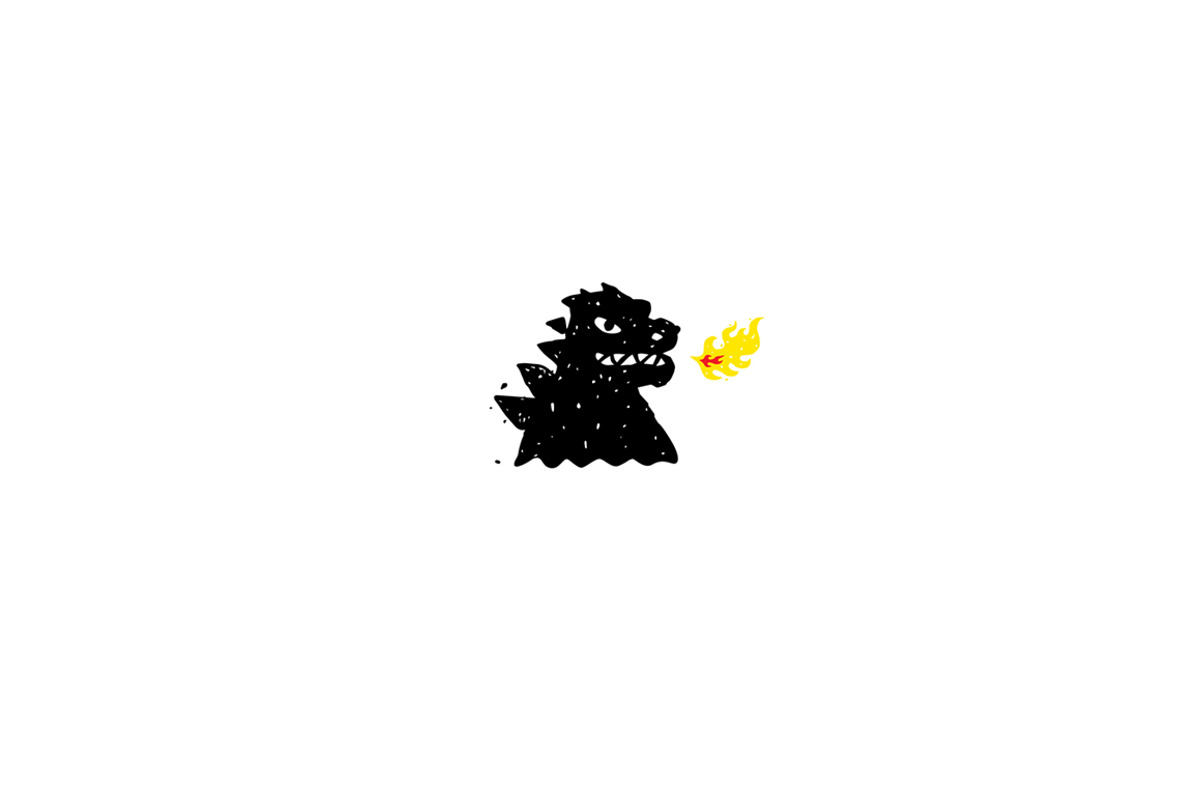 Logotype of GoodZilla!, an Animal Illustration by GeekClick