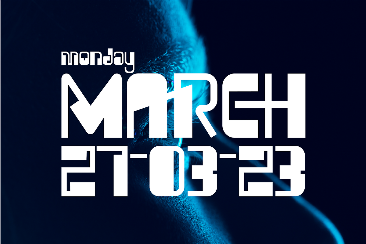 AREEIRO - Futuristic Tech Font, a Sans Serif Font by 177Studio (Photo 2 of 6)