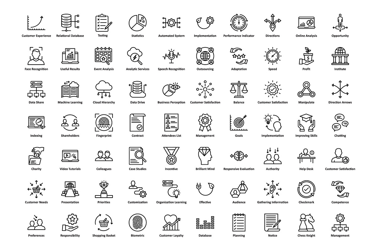 1275 Business Startup Line Icons, an Outline Icon by Vector Portal (Photo 12 of 20)