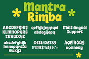 Mantra Rimba – Playful Display Font, a Sans Serif Font by Four Lines Std. (Thumbnail 9 of 10)