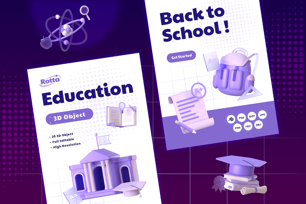 Education Object 3D, an Object 3D Model by kerismaker (Photo 8 of 9)