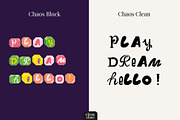 Chaos Blocks - playful pixel font, a Symbol Font by Elena Choo (Thumbnail 6 of 12)