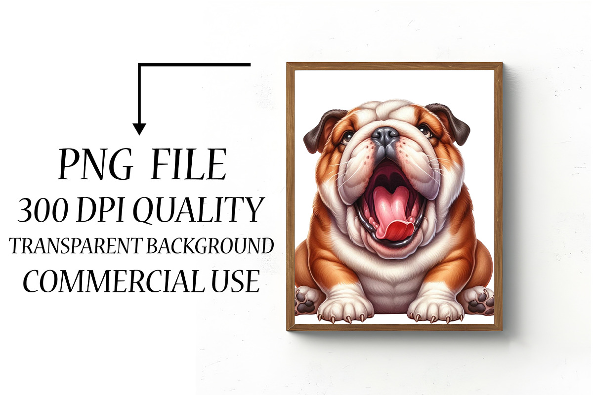 Funny Dog Sublimation Clipart, an Illustration by Libby Wishes (Photo 7 of 10)