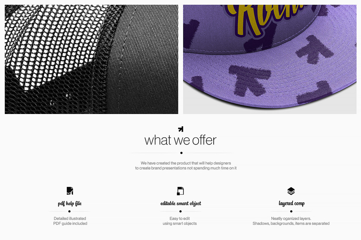 Cap Collection Mockup, a Merchandise Mockup by bangingjoints (Photo 2 of 6)