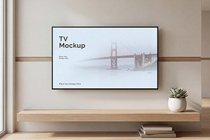 Smart TV Mockup, a Wearable Device Mockup by graphypix