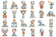 Christmas Baby Clipart, an Illustration by Daily.Designs (Thumbnail 5 of 5)
