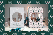 Christmas Backgrounds & Patterns, a Background Graphic by Animoon (Thumbnail 9 of 17)