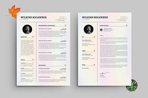 Modern Resume CV Template Design, a Resume Template by PixelStudio