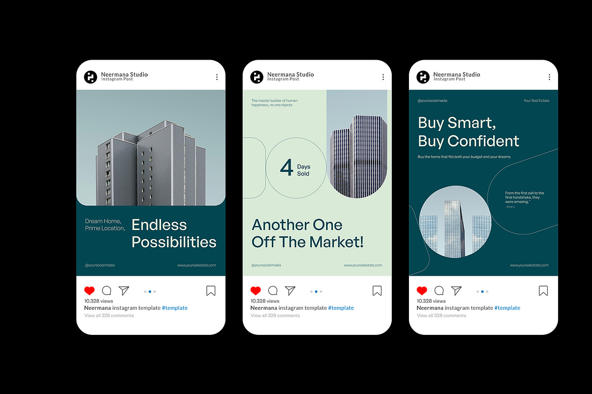 Real Estate IG Carousel preview 2