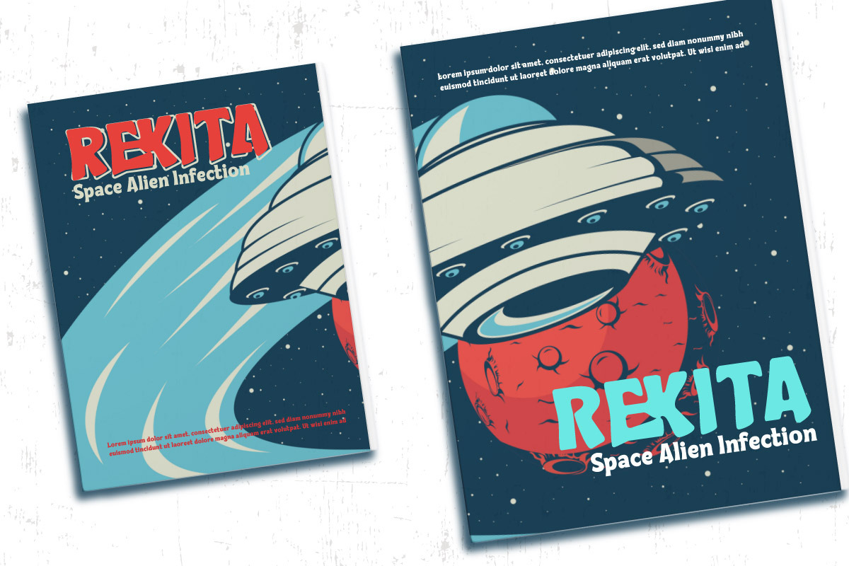 Thellwoenk - Quirky Display Font, a Sans Serif Font by twinstd (Photo 4 of 10)