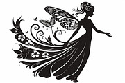 Silhouette of a fairy with delicate, an Illustration by Amazin_art (Thumbnail 9 of 13)