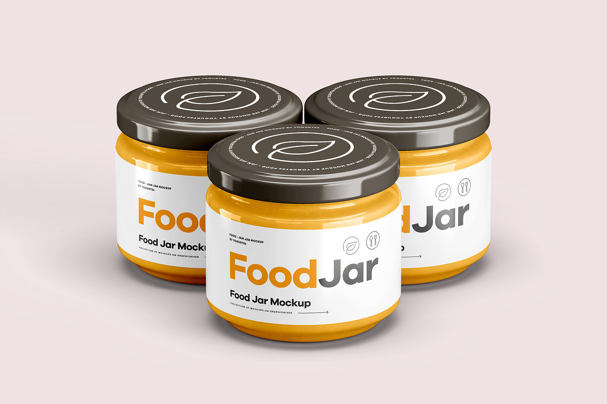 Food Jar Mock-up 2, a Cups & Container Mockup by Yogurt86 (Photo 7 of 10)