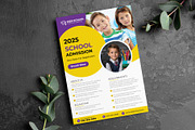 Back To School Admission Flyer, a Flyer Template by taieefbakshi (Thumbnail 2 of 2)