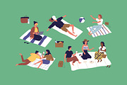 People in summer city park, a Person Illustration by Good Studio (Thumbnail 3 of 3)