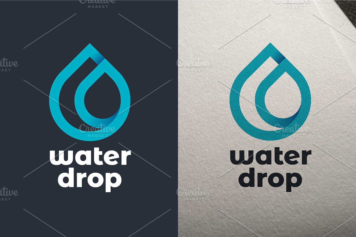 Nature elements. 4 gradient logo, a Branding & Logo Template by Magda (Photo 2 of 5)