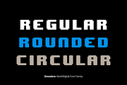 Snowbro - Pixel Typeface, a Sans Serif Font by alpercakici (Thumbnail 2 of 14)