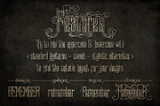 Sadis Typeface+Extras, a Blackletter Font by Dikas Studio (Thumbnail 2 of 10)