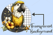 Watercolor Animals With Flowers, a Seasonal Illustration by Canvas Craft (Thumbnail 2 of 6)
