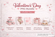 Valentine’s Day PNG Clipart Bundle, an Object Illustration by Daffodil Dream Studio (Thumbnail 3 of 7)
