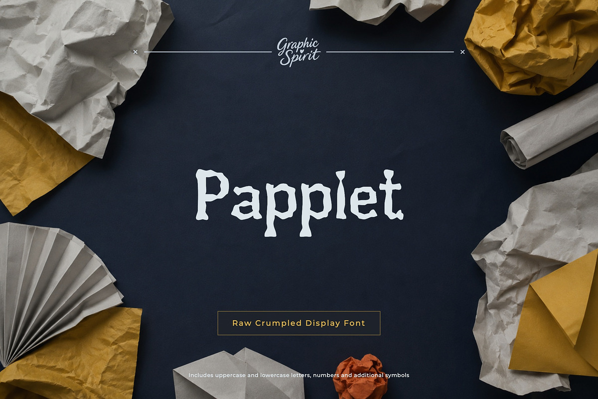 Papplet Decorative Font, a Handwritten Font by Graphic Spirit (Photo 9 of 9)