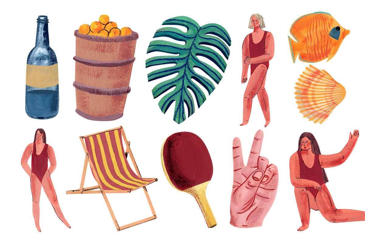 Vacation Gouache/Acrylic Set, an Illustration by Anny (Photo 3 of 6)
