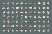 Pack of 77 decorative flower symbols, an Icon by Artha Design Studio (Thumbnail 2 of 4)