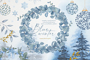 Cold winter.Watercolor Christmas Set, a Seasonal Illustration by Ooh Lily (Thumbnail 1 of 20)